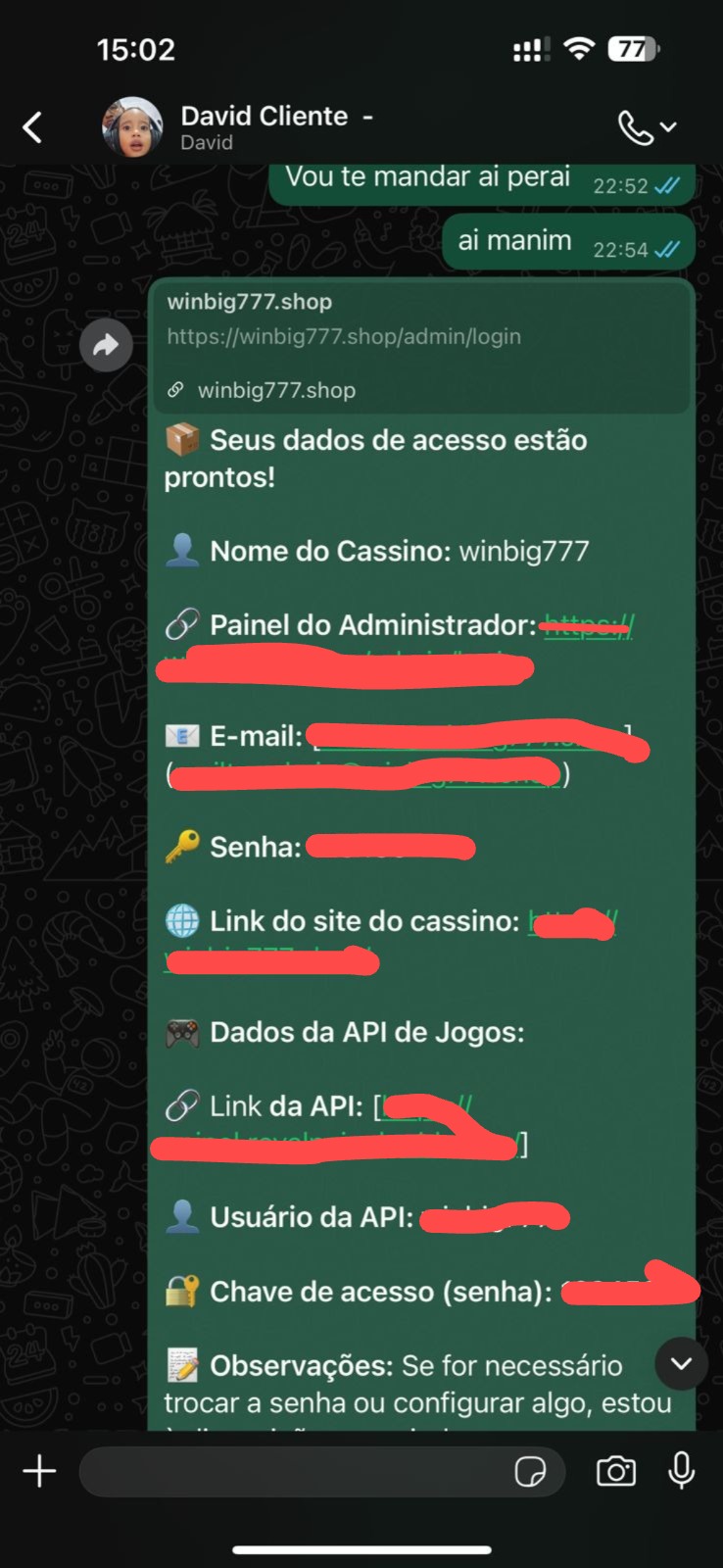 Depoimento Cliente 1